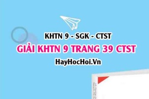 Giải KHTN 9 trang 39 Chân trời sáng tạo SGK